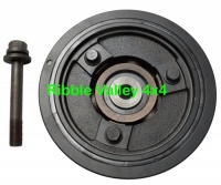 LHG100580 TD5 CRANKSHAFT DAMPER PULLEY AND BOLT